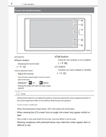 toyota roomy 2024-2025 navigation & infotainment system manual